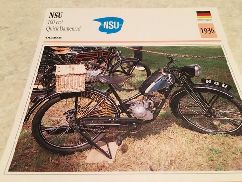 Carte moto nsu 100 - carte,