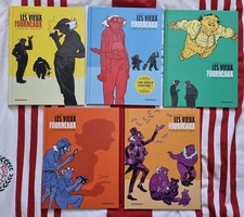 BD LES VIEUX FOURNEAUX TOMES 1 A 5 TOUS EN EO - PARFAIT ETAT - LUPANO CAUUET