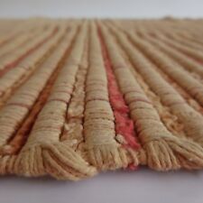 Tapis vintage art déco carpet fait main handmade PN France