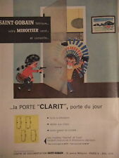 PUBLICITÉ SAINT-GOBAIN PORTE CLARIT FABRIQUE VOTRE MIROITIER  - ADVERTISING