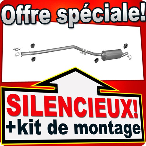 Silencieux intermédiaire pour - silencieux,