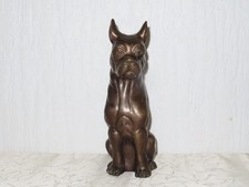 Sculpture En Bronze "Chien