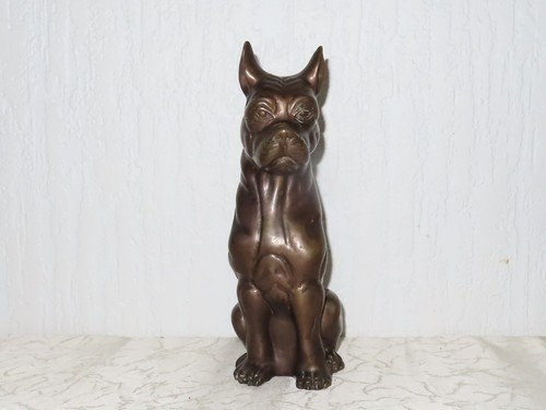 Sculpture bronze chien - sculpture, "chien