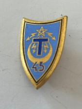 Insigne militaire pucelle -  45 eme régiment Transmissions - réf   292