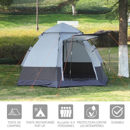 Tente camping dome 4 - tente,