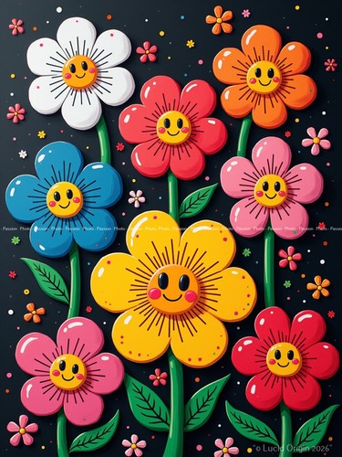 Photo floral kawaii - kawaii, moderne