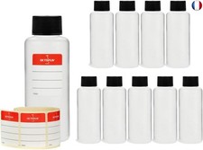 10x 100 ml flacons en