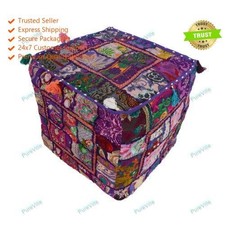 Poufs En Coton Bohémien