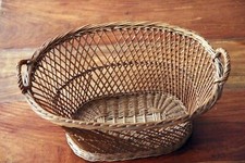 Ancienne Corbeille ovale osier