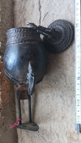 Ancien pot onguent dogon - ancien,
