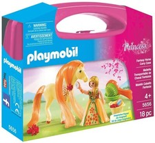 Playmobil Princess Valisette Princesse et Cheval à coiffer 5656 Coffret