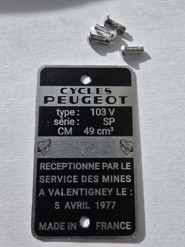 Mobylette 103 peugeot - mobylette,