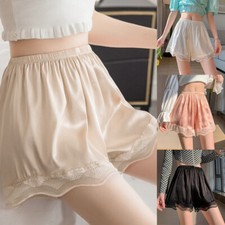 Short Lolita Bloomer En Dentelle Et Satin Pour Femmes Sous-Vêtements /