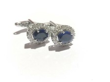 Boutons De Manchette En Saphir