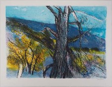 Guy BARDONE : En pleine nature, Lithographie originale signée