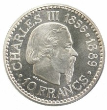 MONACO Essai de 10 Francs flan