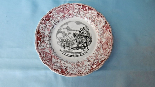 Assiette parlante jeanne arc - assiette,