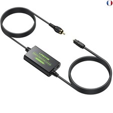 Coaxial vers Optique LINKFOR 192 kHz Câble Coaxial SPDIF Audio Convertisseur 