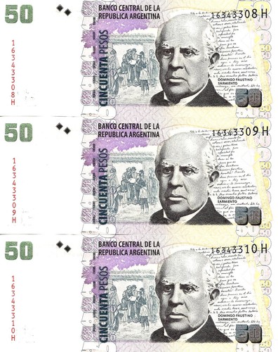 Argentina pesos nd - argentina, 3x