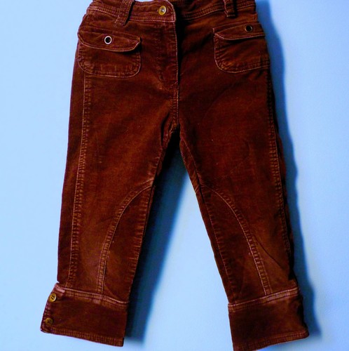 Pantalon fille pantacourt