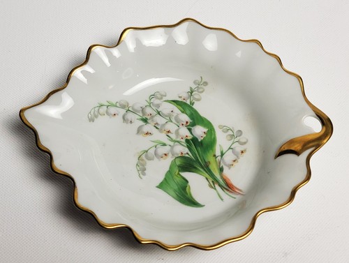 Assiette forme feuille - en,