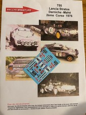DECALS 1/43 LANCIA STRATOS