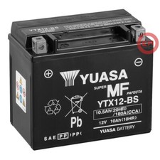 Batterie Originale Yuasa Ytx12-Bs Aprilia Scarabeo Ie Light 500 2006-2008