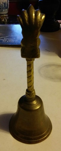 043 vintage antique brass hand - 043,