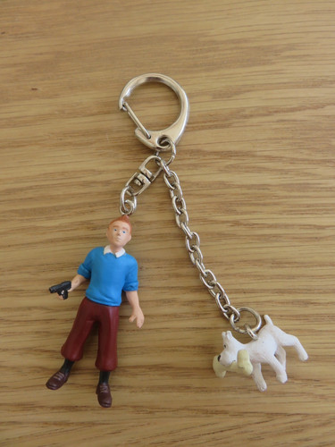 Porte cle tintin - cle,