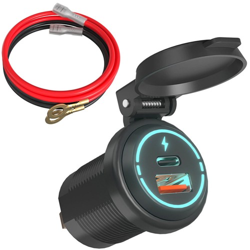 Dual usb type port car - type-c,