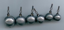 100 of 1/4 oz lead round drop shot weights ( BALL STYLE )
