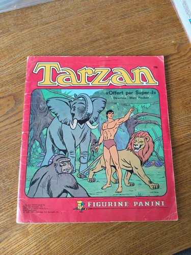 Tarzan album incomplet panini - incomplet,