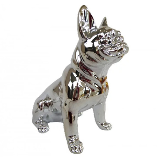 Statue chien bouledogue