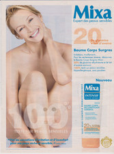 Estelle LEFEBURE - Lot de 2  Publicités Presse  Mixa  - 201/2022