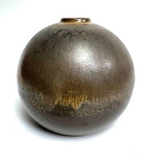 Vase Boule en Grès -  Unis France - Cytere Rambervilliers - 15 cm