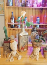 Soliflore peinture sur verre - soliflore,