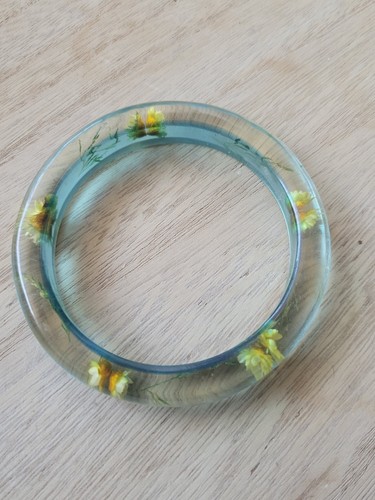 Ancien bracelet résine - bracelet, en