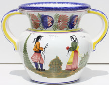 VASE EN FAIENCE DE QUIMPER -