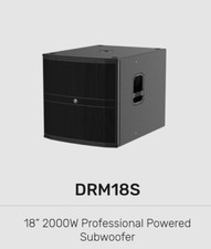 2 enceintes amplifiées Mackie + caissons de basses actif