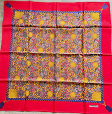 Foulard/Carré/Shawl★LANCEL soie 100%★hand rolled-39g★Silk SCARF schal