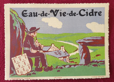 ETIQUETTE EAU de VIE de CIDRE