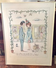 Peynet -  Gravure humoristique