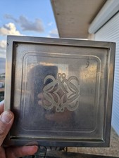 PLATEAU METAL ARGENTÉ  ATTRIBUÉ A ROMEO REGA ITALIE 1970