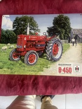 plaque émaillée TRACTEUR