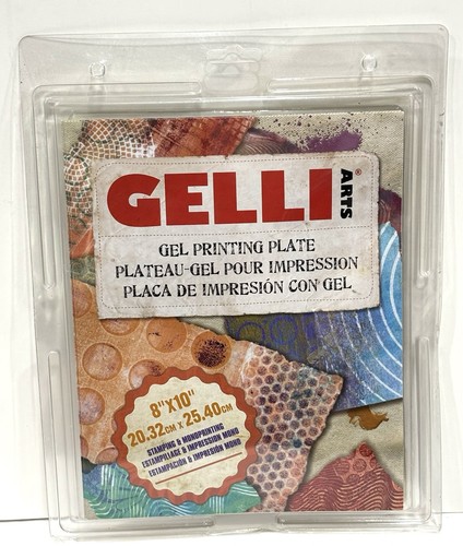 Gelli arts gel printing plate - printing,