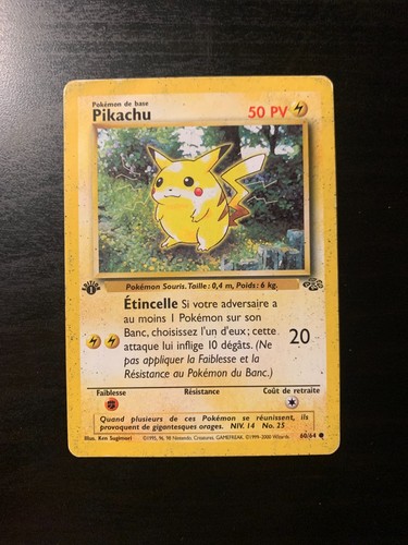 Carte pokémon pikachu - pokémon, :
