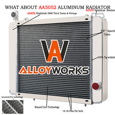 3 Rangées Upgraded Aluminium