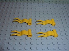 4 x Drapeau LEGO yellow flag