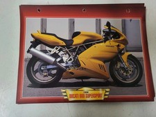 Carte Fiche Moto Passion Édition Atlas Ducati 900 Super Sport