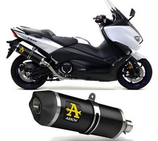 arrow pot echappement approuve race-tech noir c yamaha tmax t-max 530 2017 17
